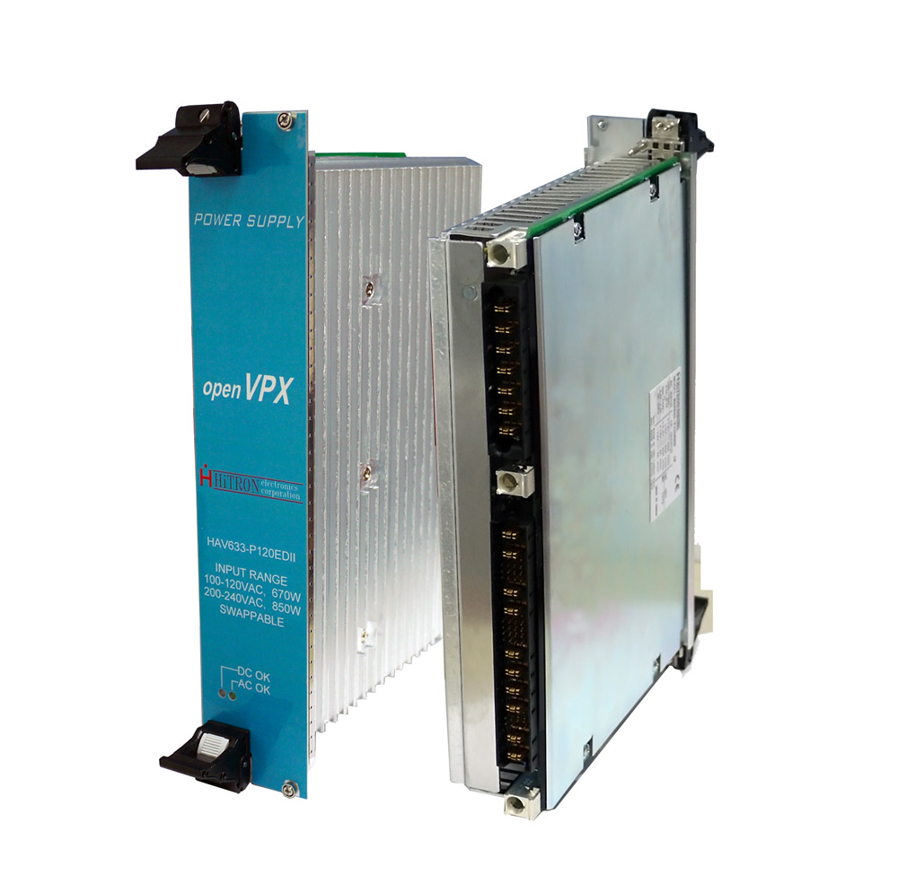 VPX Power Supply VITA62 Compliant VPX Compact PCI & Single O/P Serial Range 300 - 1000 Watts